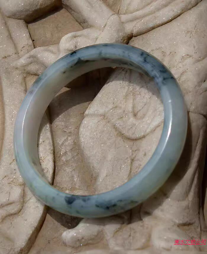 风=露1781天然A货缅甸深绿老坑翡翠玉手镯子冰糯种鉴定证书复检59