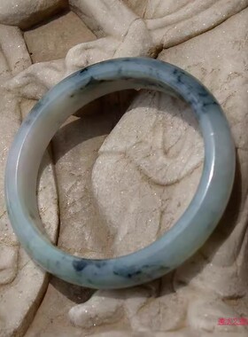 风=露1781天然A货缅甸深绿老坑翡翠玉手镯子冰糯种鉴定证书复检59