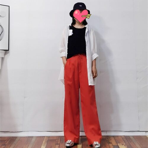 宽松休闲开襟透视柔软舒适
