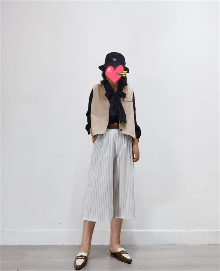 日单修身通勤开襟领口飘带