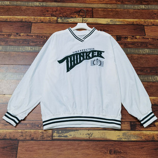 刺绣字母V领套头宽松 限时 锦纶速干凉感 CK4K日单 防晒上衣 包邮