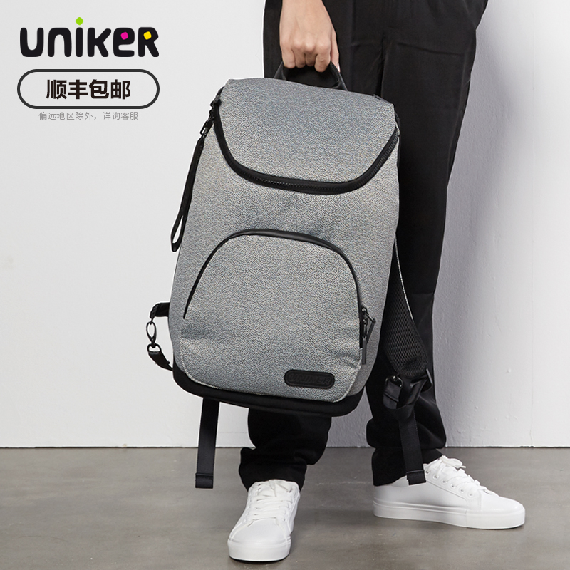 uniker大容量时尚潮流双肩包