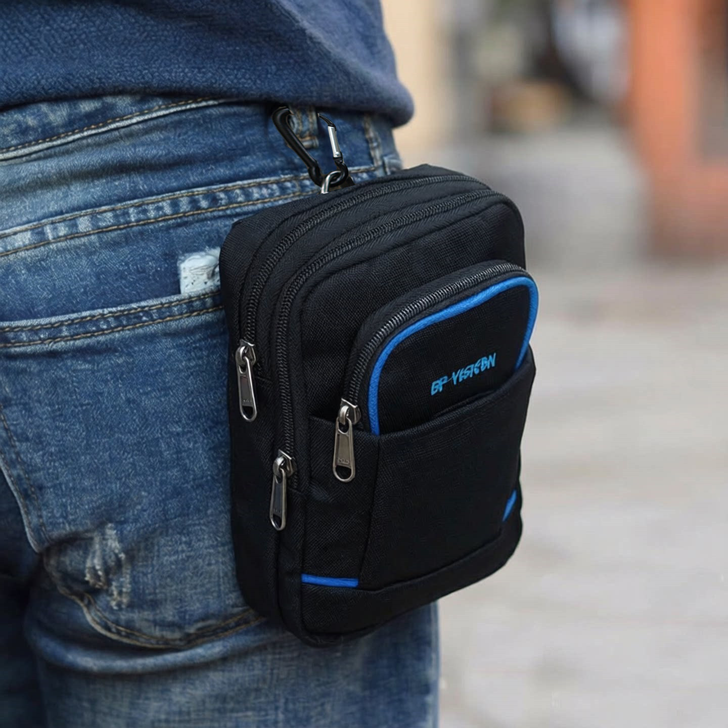 男士手机腰包男斜挎包多功能户外运动迷你小包干活工地男款手机包