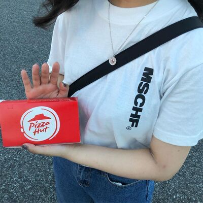 mschf字母圆领纯棉宽松休闲T恤衫
