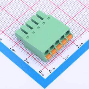 JL15EDGKN-38105G01 插拔式接线端子 3.81mm 1x5P 排数:1 每排P数