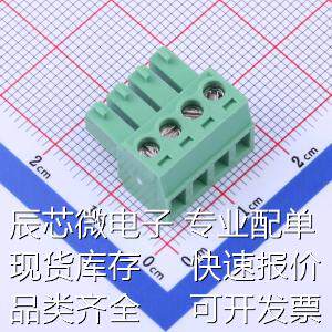 PF381-C04ASMN1 插拔式接线端子 3.81mm 1x4P 排数:1 每排P数:4原