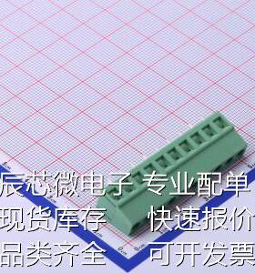 DB128V-5.0-10P-GN-S 螺钉式接线端子 5mm 1x10P 排数:1 每排P数: