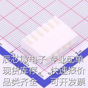 640250-6 压线端子胶壳 3.96mm 1x6P原装现货