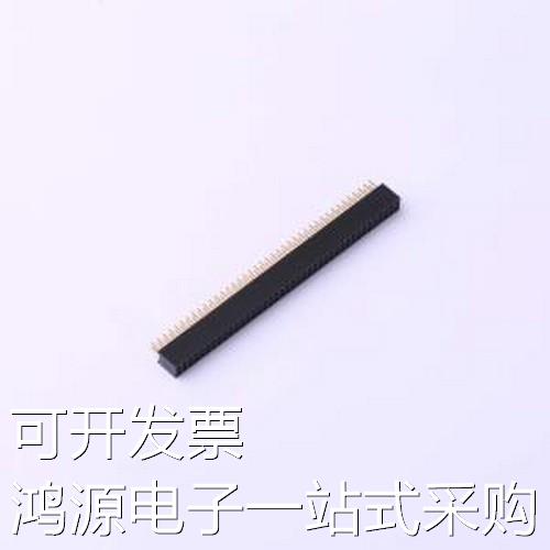 X1321FV-2x40-C43D24 排母 间距:1.27mm 2x40P 直插 插件,P=1.27m 电子元器件市场 集成电路（IC） 原图主图