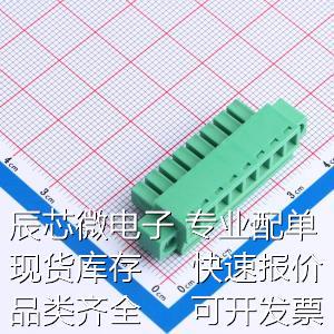 MX15EDGKM-3.81-GN01-08P-Cu-Y-A 插拔式接线端子 3.81mm 1x8P 排