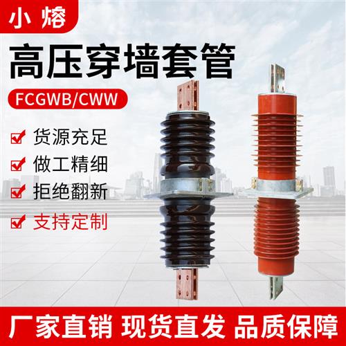 高压穿墙套管CWB-10KV-35/3150A陶瓷套管绝缘CWW-20KV/4000复合式