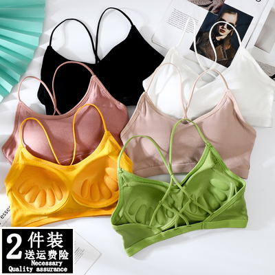 抹胸美背吊带背心网红