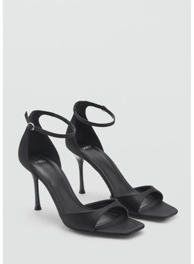 西班牙欧洲正品代购 MANGO 女士 系带高跟凉鞋  87030250