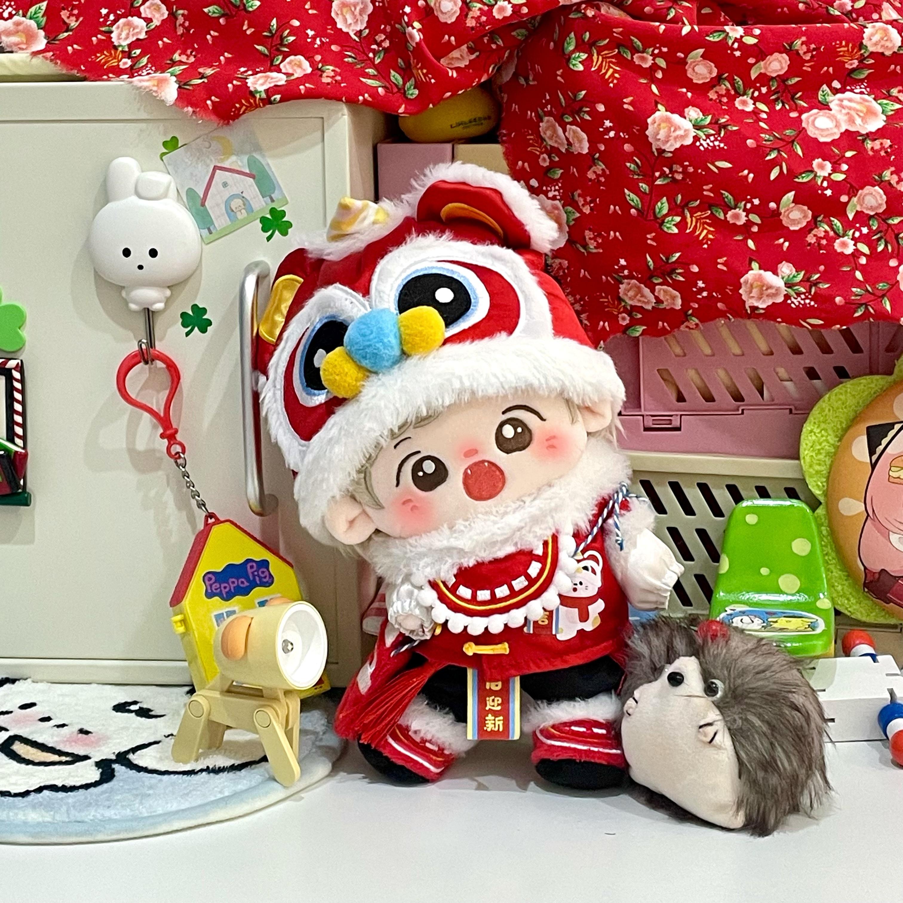 原创可爱拜年服娃衣套装