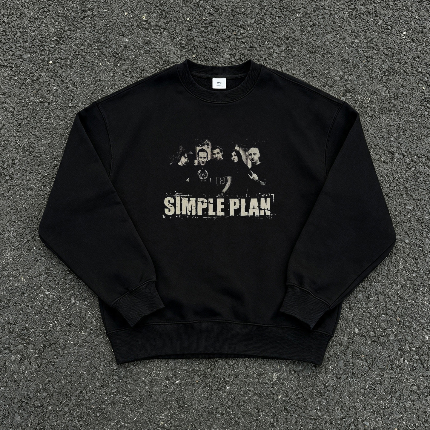 美式创意街头Simple Plan简单计划复古朋克乐队宽松休闲百搭卫衣图片