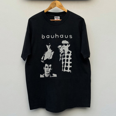 bauhaus包豪斯乐队哥特摇滚重磅街头vintage男女ins同款短袖T恤衫