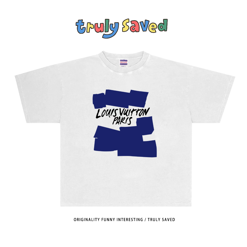 美式ins潮流情侣短袖T恤男