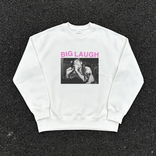 Big Laugh 硬核朋克乐队现场人像 vintage宽松摇滚高质量套头卫衣