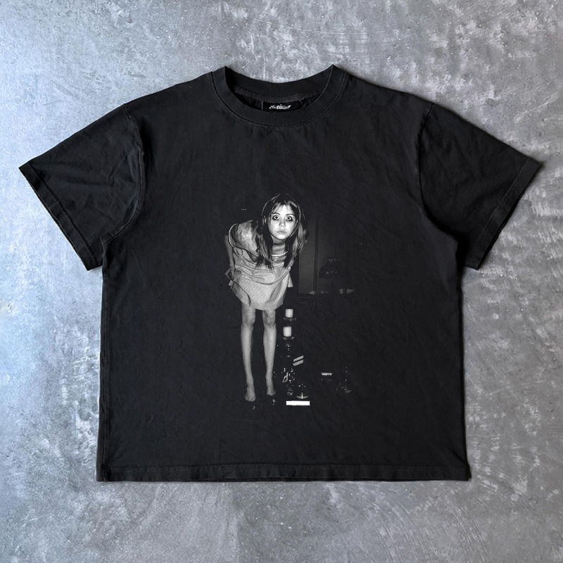ART Fashion 丧系美式潮牌ins古着感恶劣天气短袖T恤hiphop西海岸