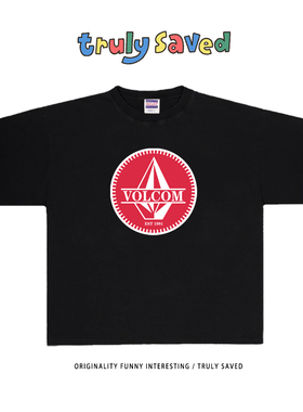 Earthman vip 美式复古重磅黑色短袖T恤oversize街头风嘻哈半截袖