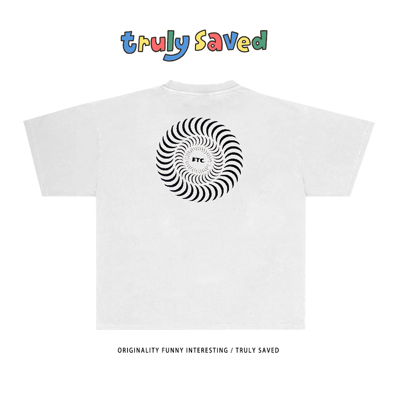 oversize高街风重磅纯棉T恤