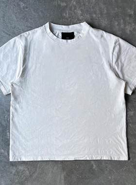 ART Fashion 时尚穿搭ins纯色短袖T恤宽松百搭oversize简约风格