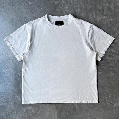 ART Fashion 时尚穿搭ins纯色短袖T恤宽松百搭oversize简约风格
