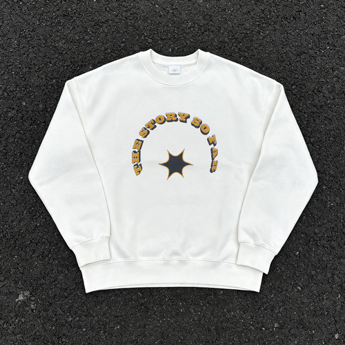 流行朋克The Story So Far 拱形星星印花INS个性宽松情侣套头卫衣