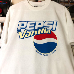 T恤oversize阿美咔叽打底衫 Earthman Pepsi百事可乐潮牌短袖 vip