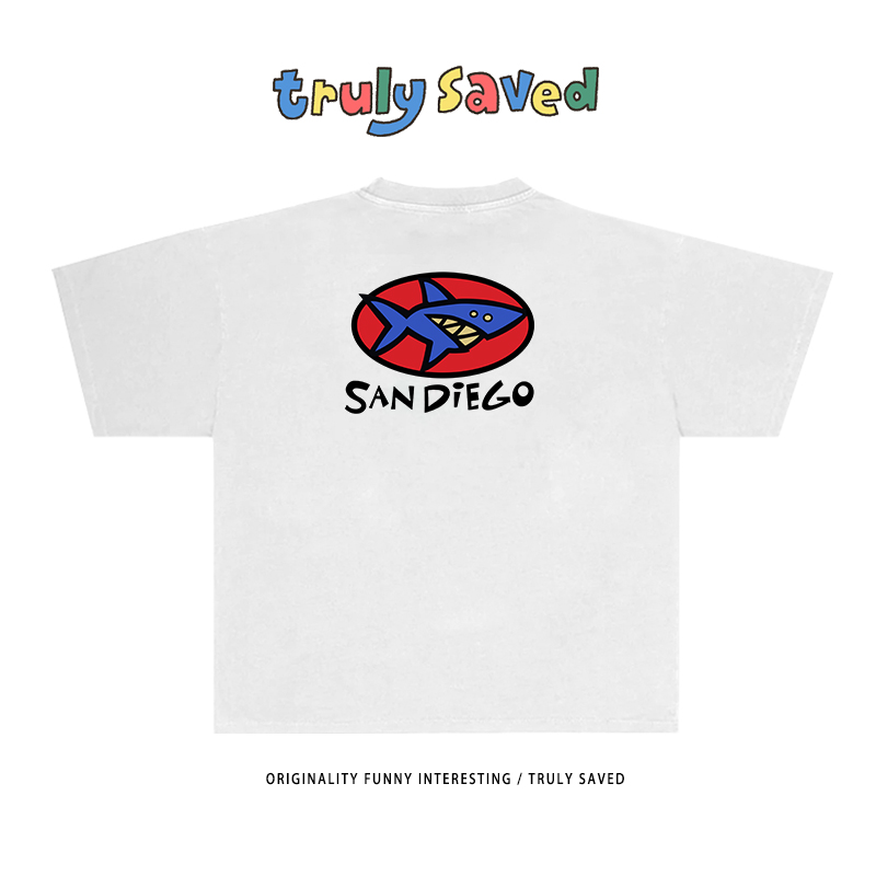 小众潮牌oversize男女情侣短袖