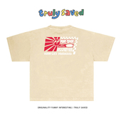 ins潮牌小众oversize阿美咔叽短袖 Earthman vip美式 T恤男古着感