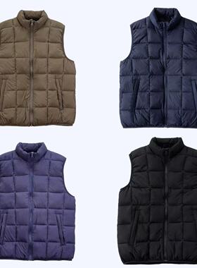 高品质男装 冬季便携式秋冬百搭空气棉服背心马甲无袖外套/483632