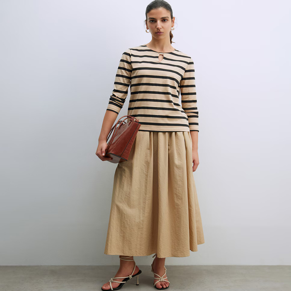 西班牙正品Sfera女士纯棉印花T恤