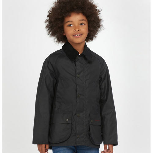 英国代购BARBOUR大童蜡染夹克