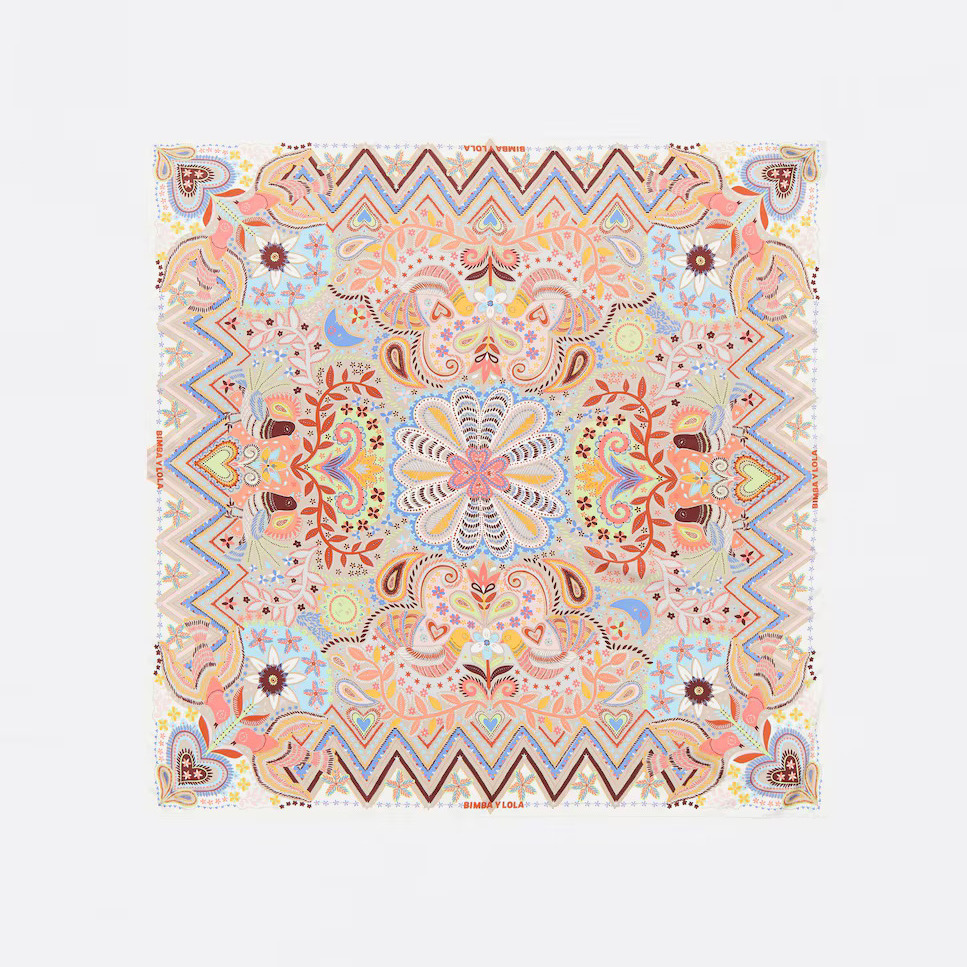 代购BimbayLola民族风小方巾