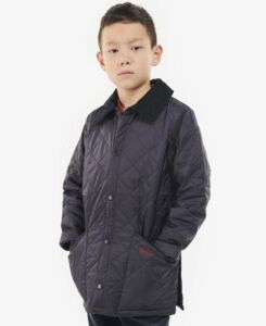 英国代购~Barbour 中大童绗缝夹克儿童秋冬季保暖棉服外套