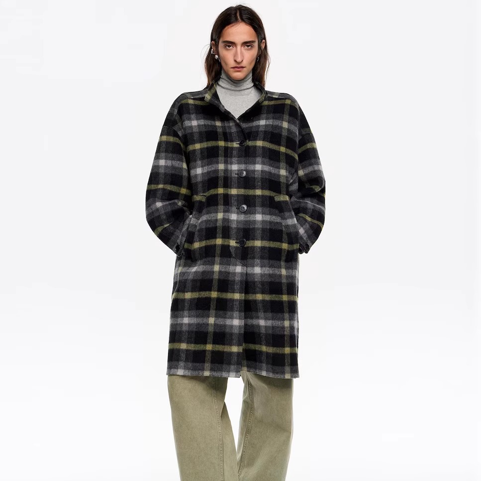 西班牙代购BimbayLola毛呢外套