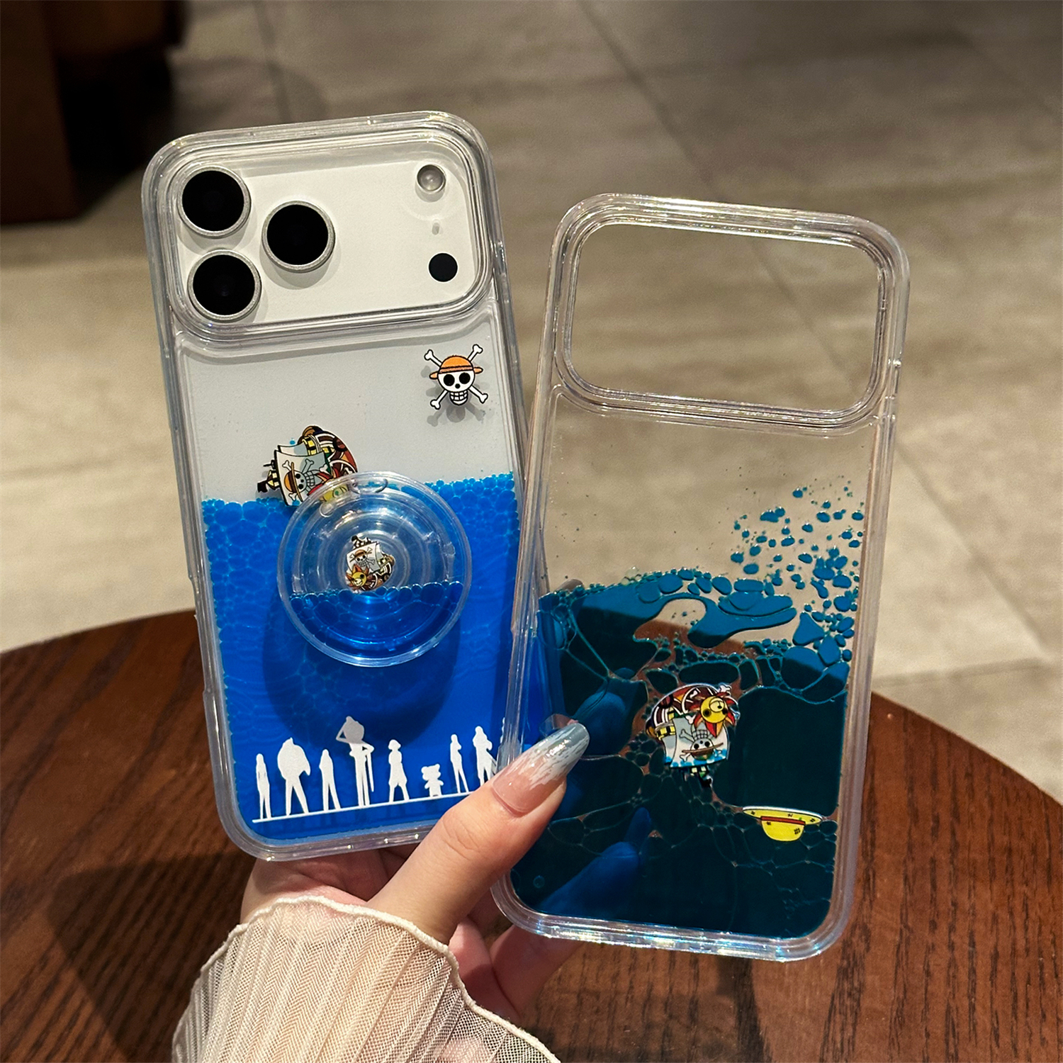 动态液体海贼王阳光号气囊支架壳