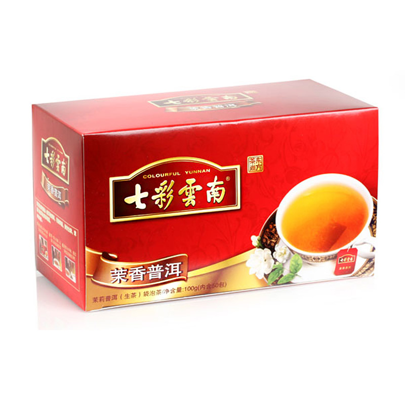 七彩云南100g茉香普洱茶