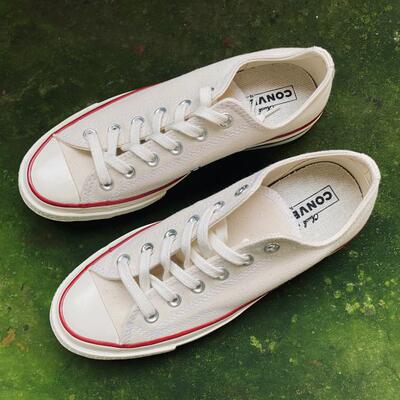 男女百搭经典帆布鞋匡威复古米白