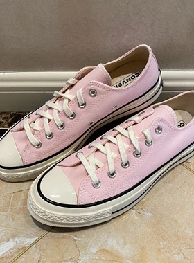 CONVERSE匡威2025年春季新款1970s糖霜粉低帮情侣款帆布鞋A13840C