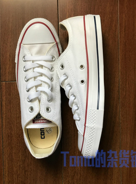 CONVERSE匡威All Star常青款经典低帮男女帆布鞋板鞋 小白 101000