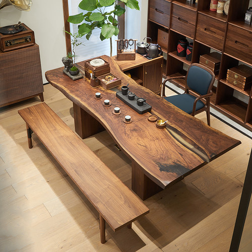 大板桌茶桌欣雅图轻奢