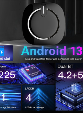 跨境适用宝马BMW专用安卓盒子8+128G高通八核 Android13 QCM6125