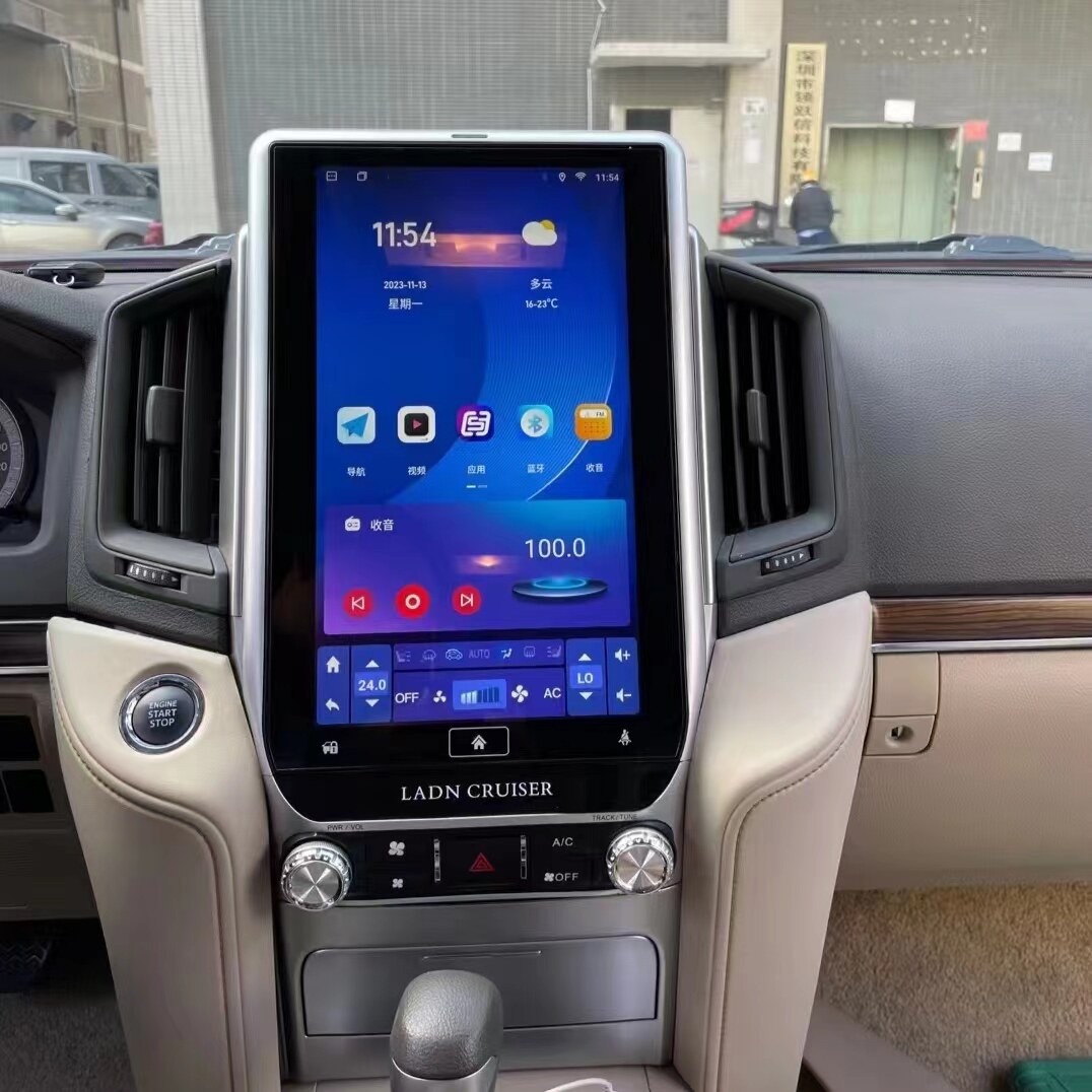 适用于16-21款丰田兰德酷路泽安卓导航13.6寸八核8+256G带Carplay