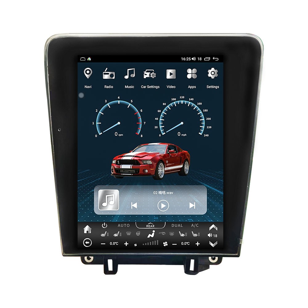 适用08-14款福特野马Ford Mustang安卓导航一体机12.1寸带Carplay