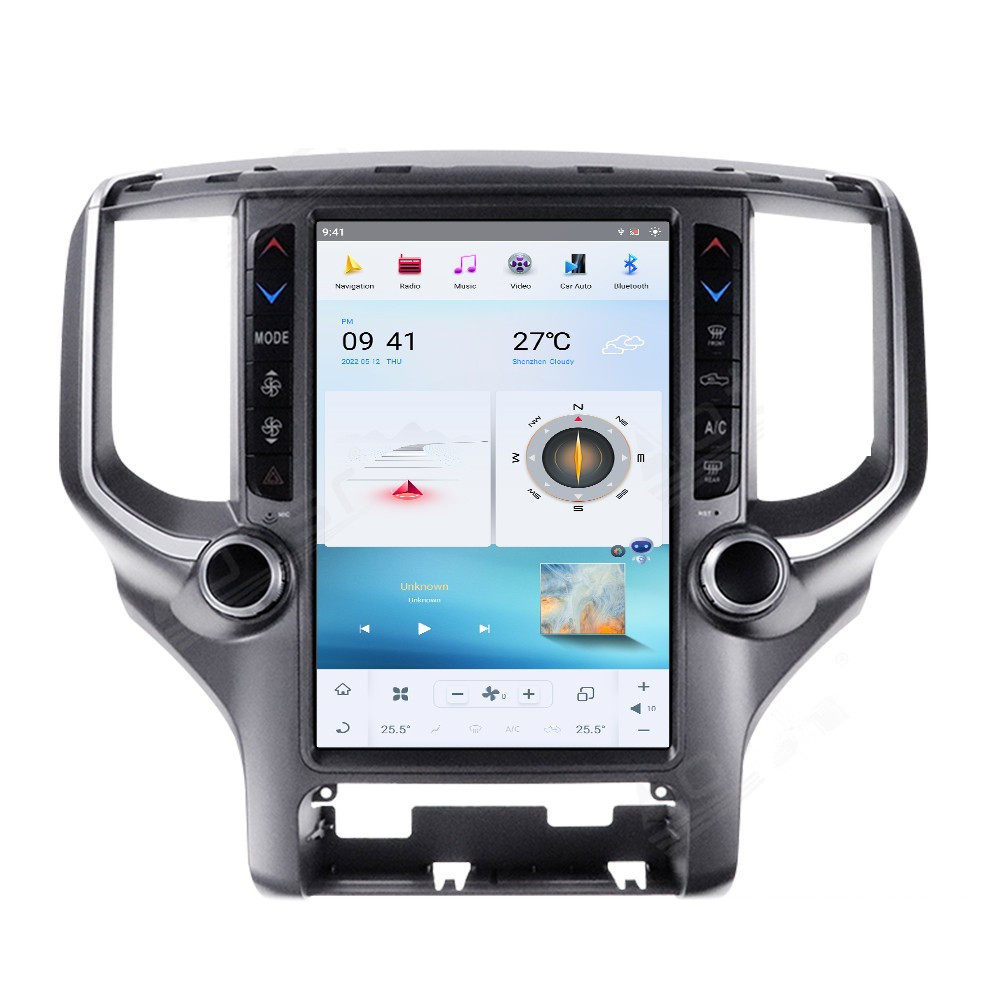 12.1寸适用18-20款道奇公羊Dodge Ram安卓导航八核4+64G带Carplay