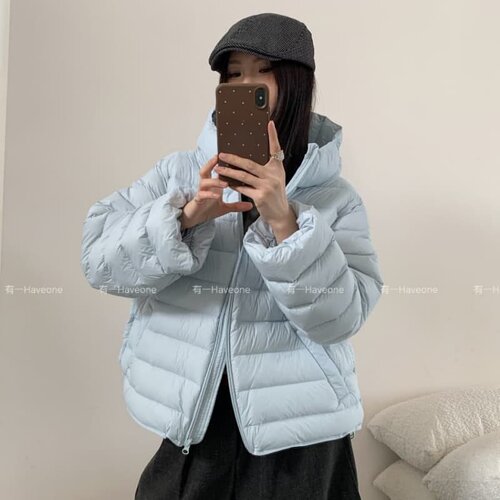 女冬7A抗菌90白鸭绒显瘦羽绒服