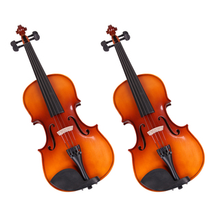 进口欧料小提琴初学者成人入门大学生儿童学习实木纯手工44中提琴