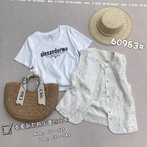 EF频道60983夏季新款女装休闲时尚蕾丝马甲百搭马甲薄款特价